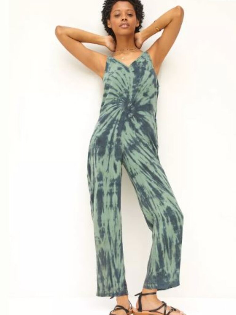 Cloth & Stone Tie-Dye Wide-Leg Jumpsuit